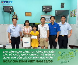 THĂM HỎI, ĐỘNG VIÊN CÁC CHÁU CON NGƯỜI LAO ĐỘNG TRONG CÔNG TY BỊ BỆNH HIỂM NGHÈO VÀ ĐANG ĐIỀU TRỊ DÀI NGÀY NHÂN NGÀY GIA ĐÌNH VIỆT NAM 28/06
